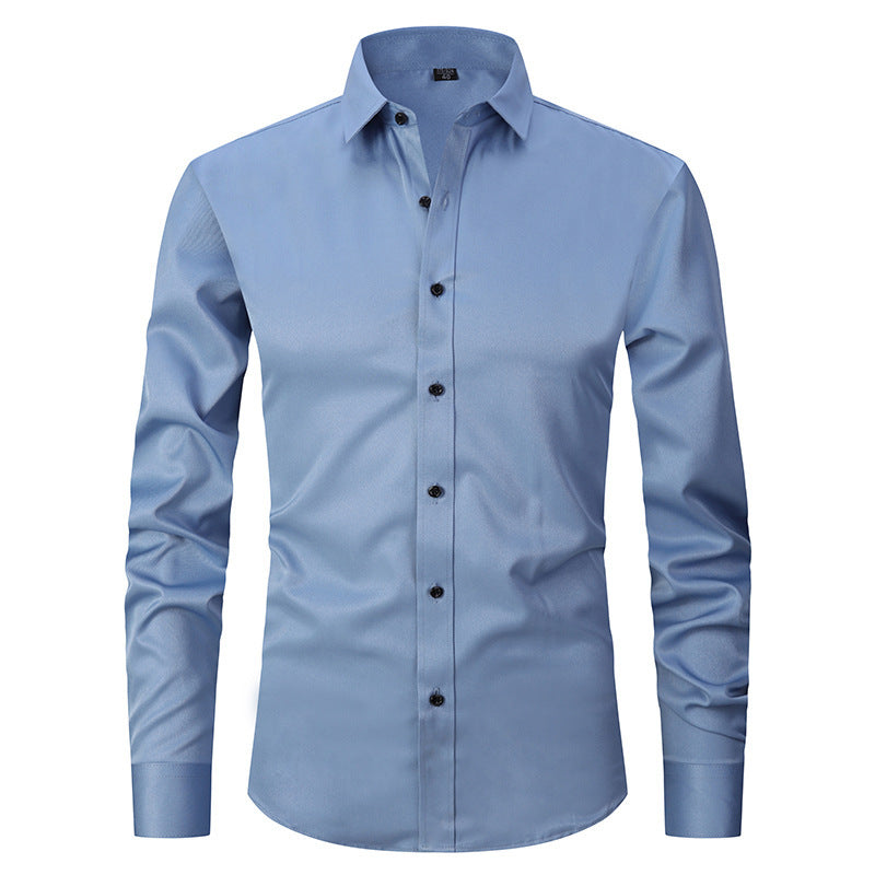 PrestigiaFlex™ | Wrinkle‑Free Stretch Shirt
