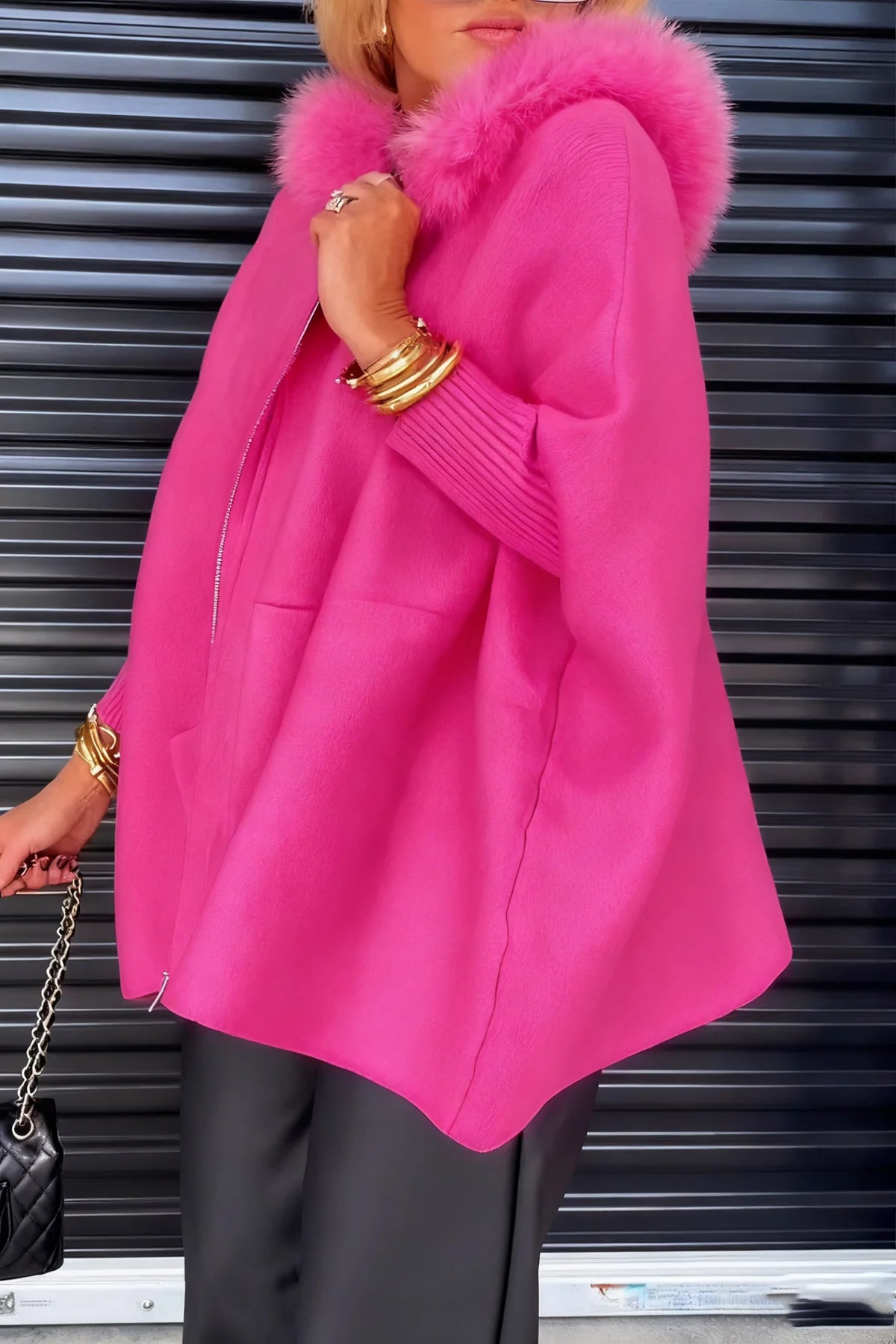 Elara Wren™ | The Windsor Pink Cape
