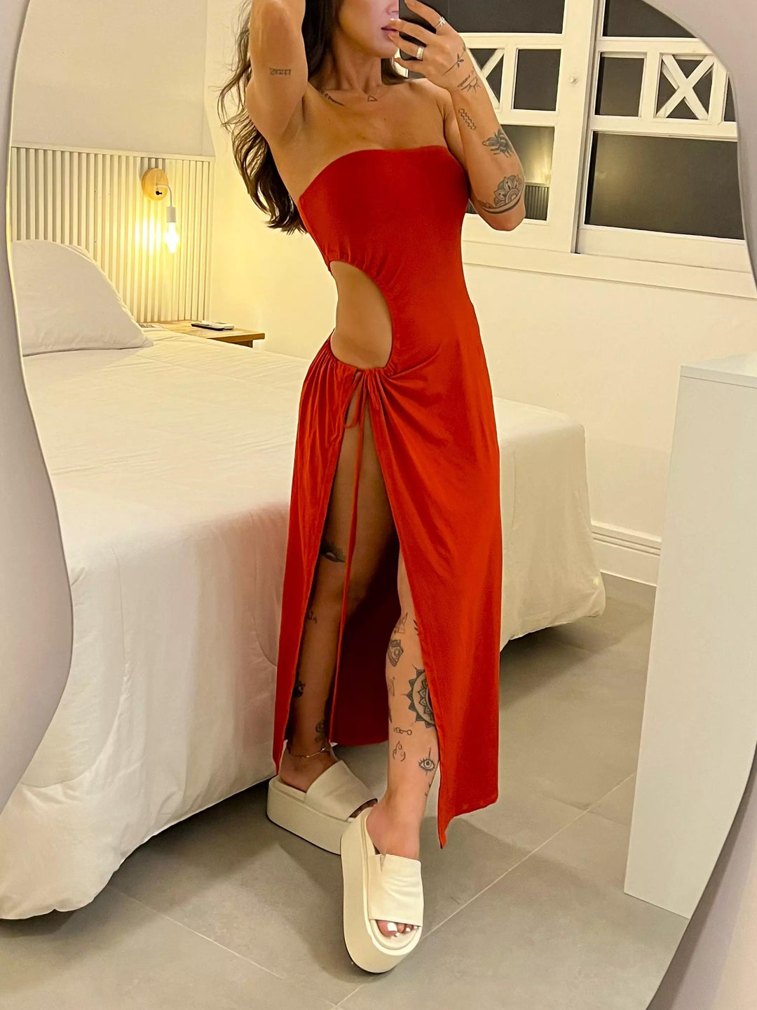 Chelsea Charm™ | Strapless Bodysuit Dress