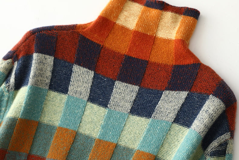 Elise Leroy™ | Cosy Checked Jumper