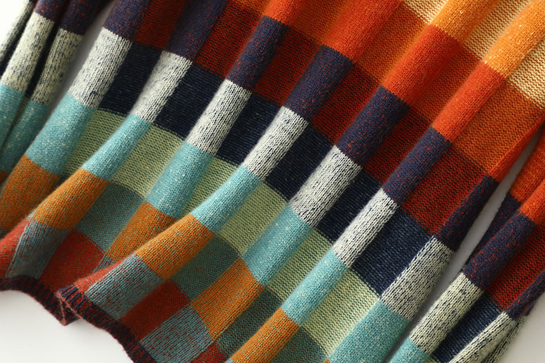 Elise Leroy™ | Cosy Checked Jumper