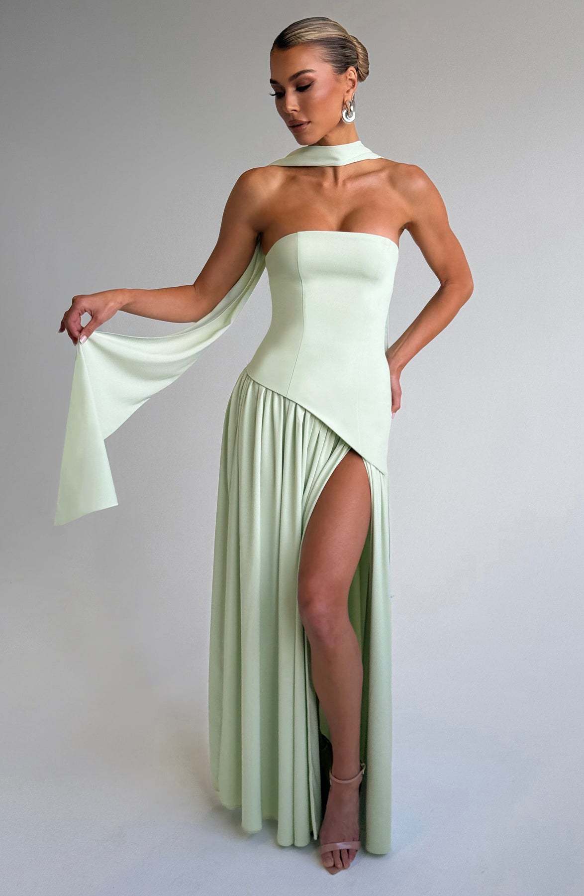 Hampton Royal™ | Lace-Up Back Evening Dress