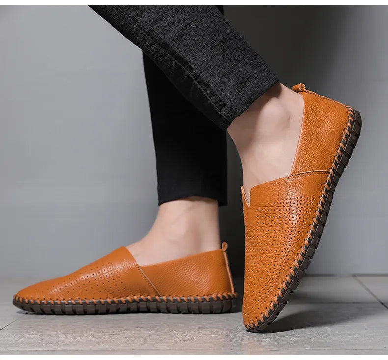 Saint Tropez™ | Genuine Leather Moccasins