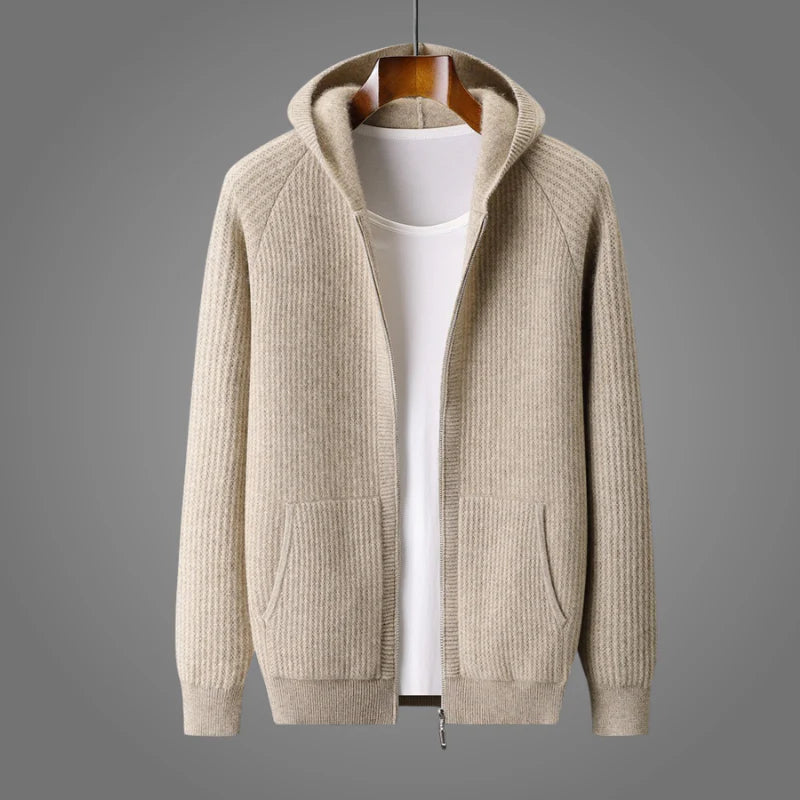 Eversfield Line™ | Refined Zip Merino Hoodie