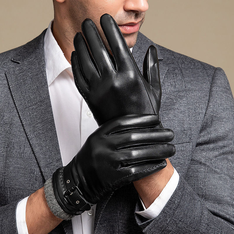 Leonard Noir™ | Genuine Sheepskin Leather Gloves