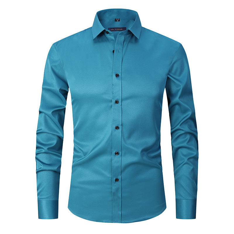 PrestigiaFlex™ | Wrinkle‑Free Stretch Shirt