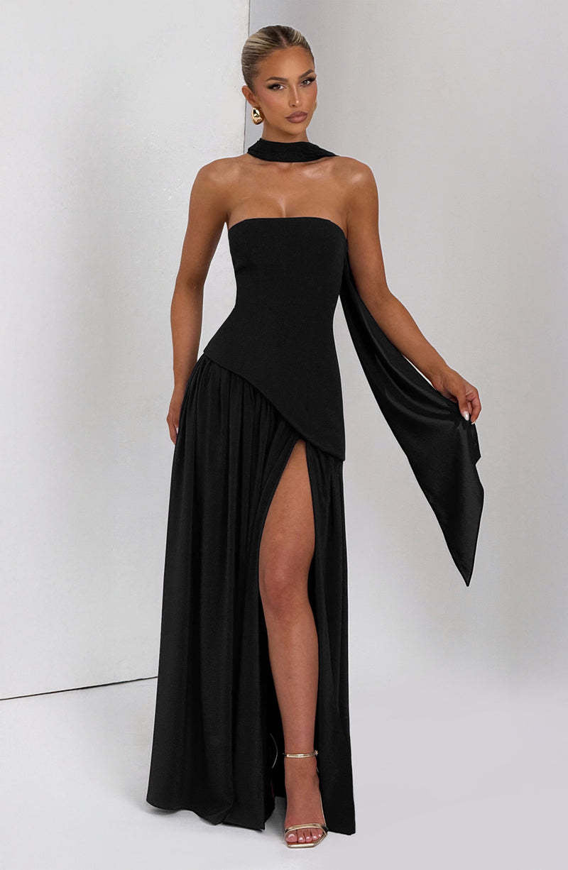 Hampton Royal™ | Lace-Up Back Evening Dress