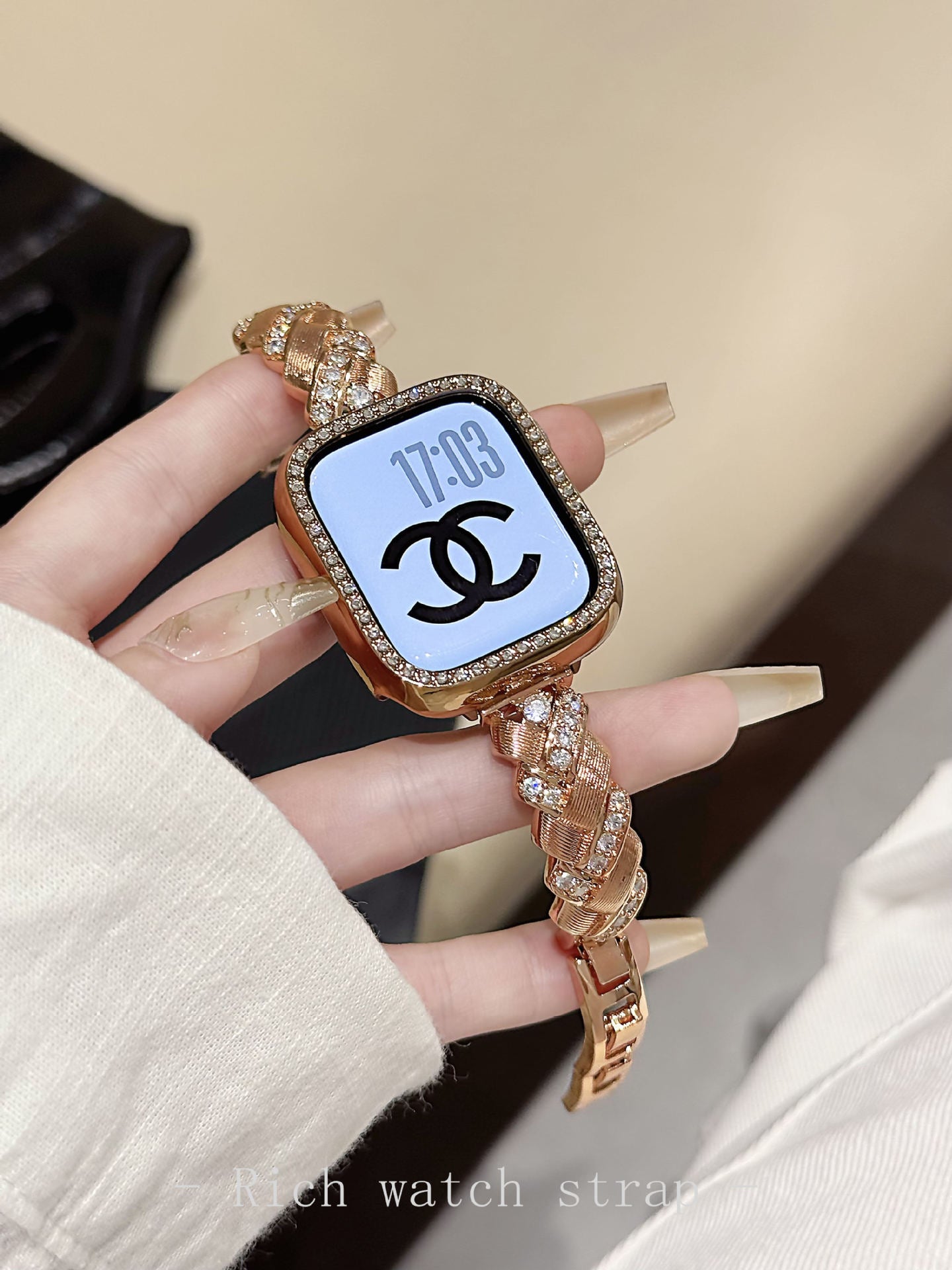 Crown Jewels™ | Diamond-Encrusted Watch Bracelet