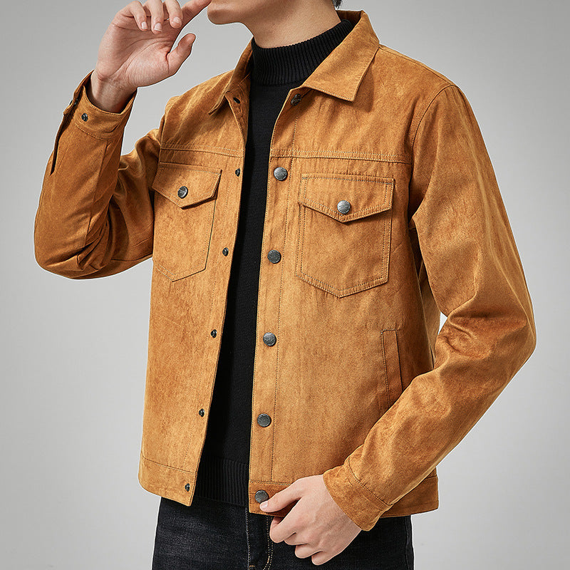 Halden Ridge™ | The Urbancrest Slim Suede Jacket