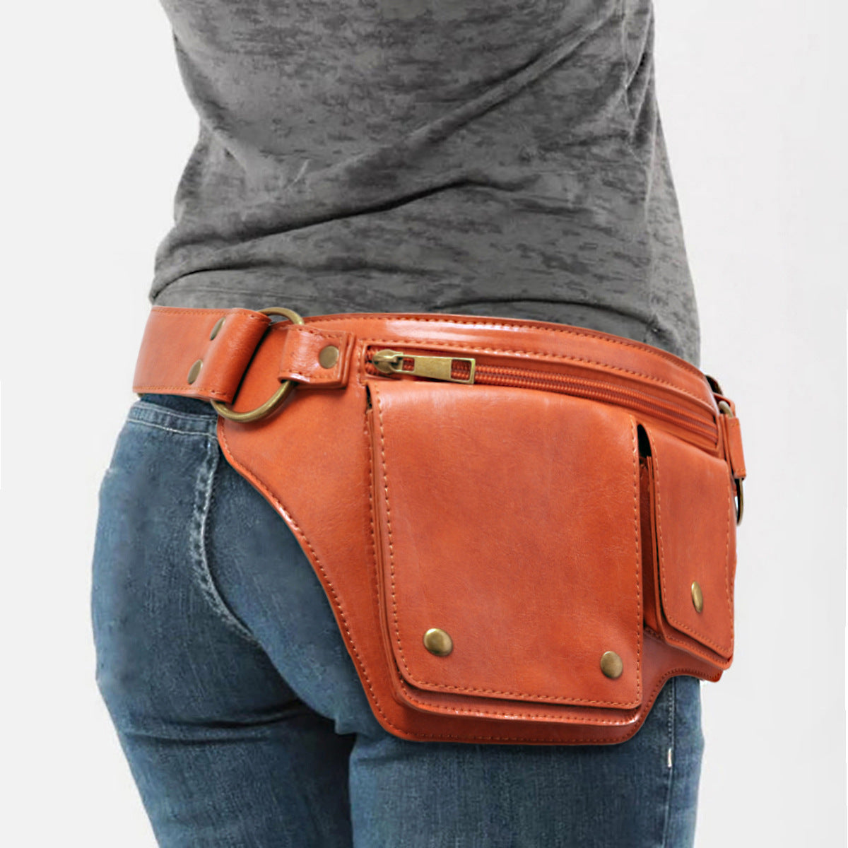 Auburn & Vale™ | The Lockwood Retro Carry Leather Bag