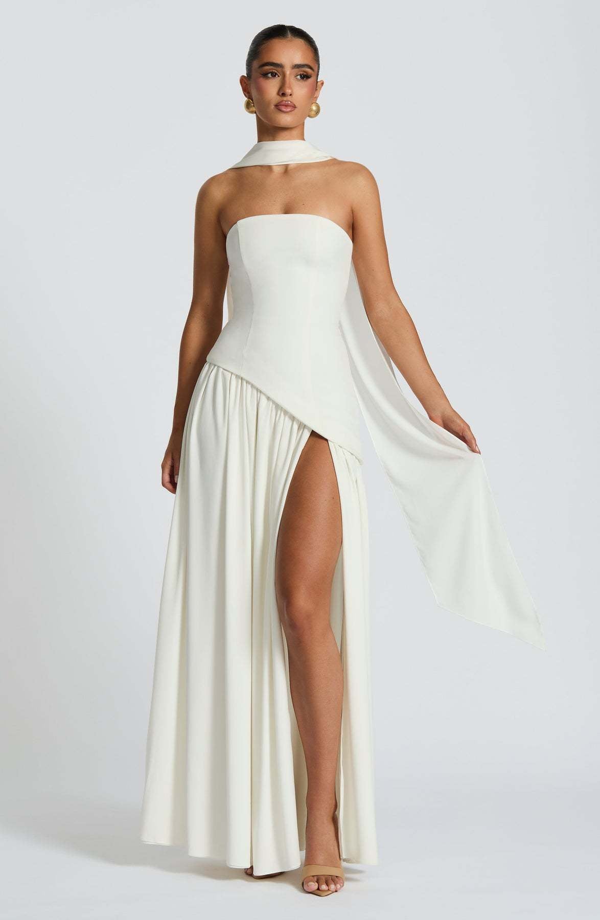 Hampton Royal™ | Lace-Up Back Evening Dress