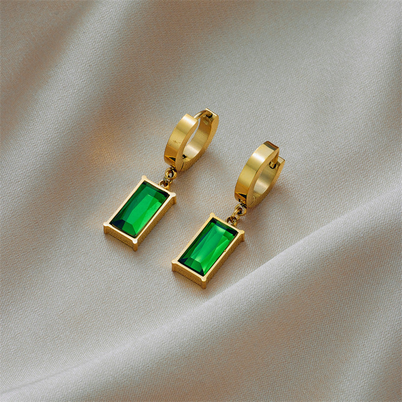 Versailles™ | Emerald Zircon Chandelier Set