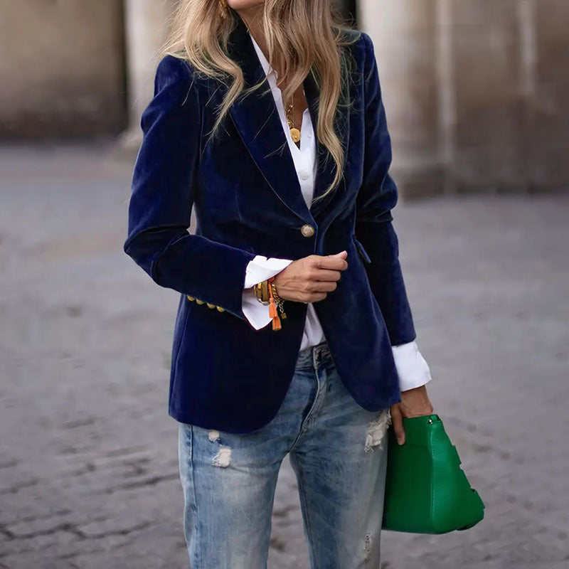 Selena | Women’s Classic Button-Up Casual Blazer