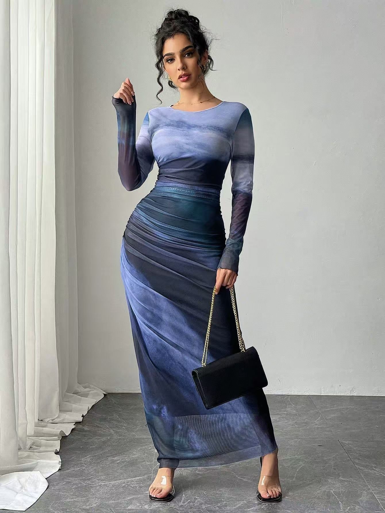Sutton Bloom™ | Timeless Print Maxi Dress