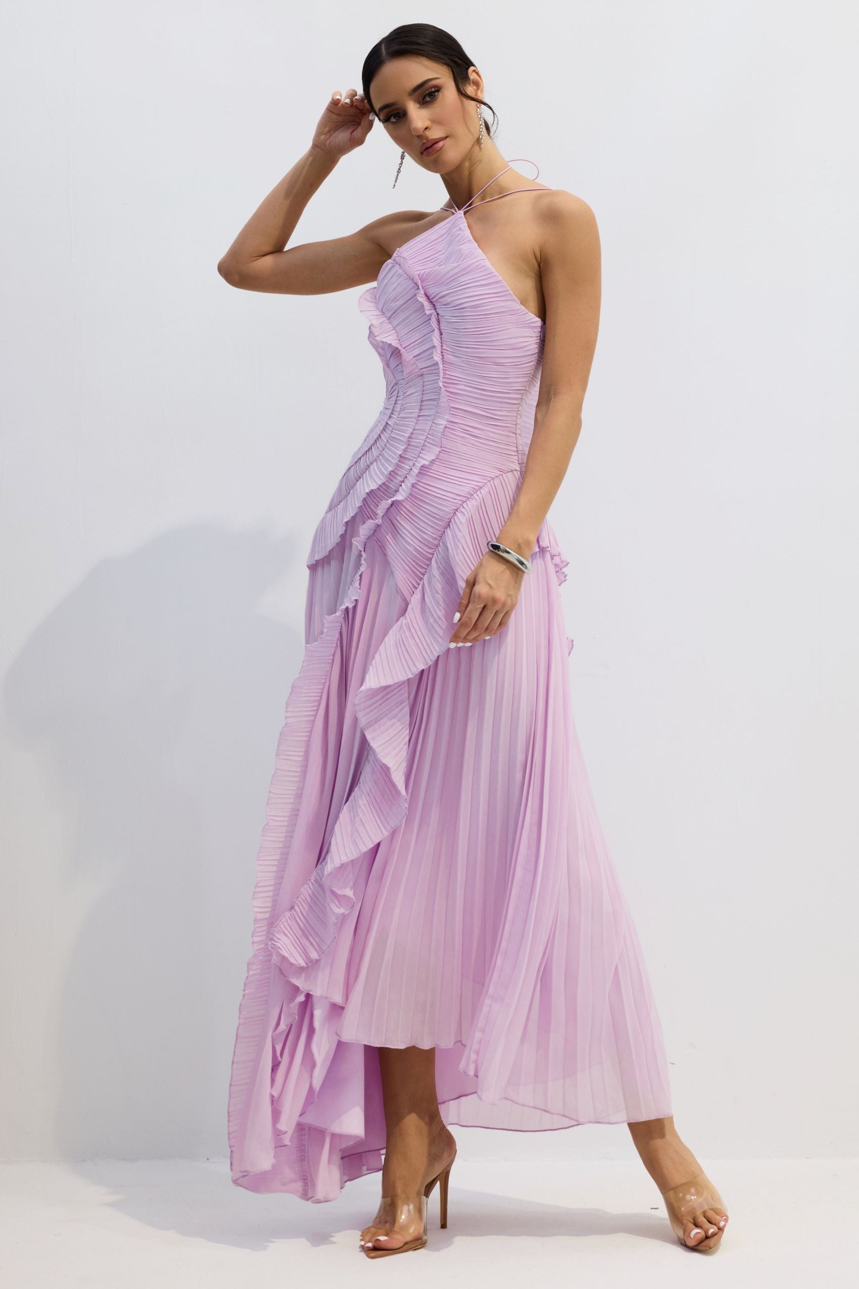 RichmondRomance™ | Patchwork Pleated Gown