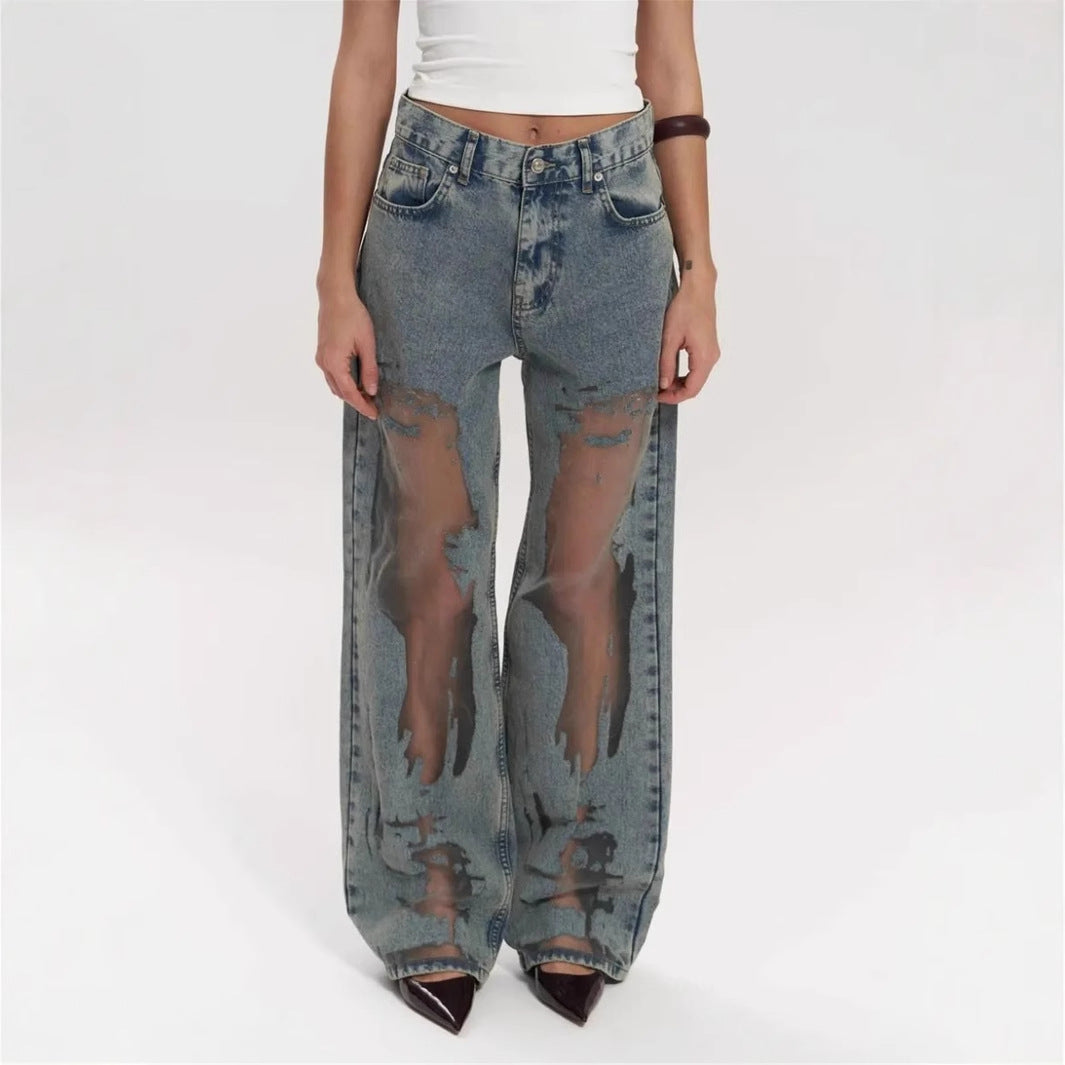 Northern Quarter™ | Washed Hollow Denim