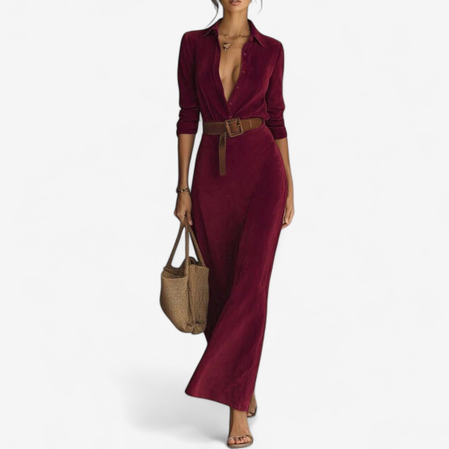 Isabelle Harrow™ | The Satin Whisper Wrap Dress