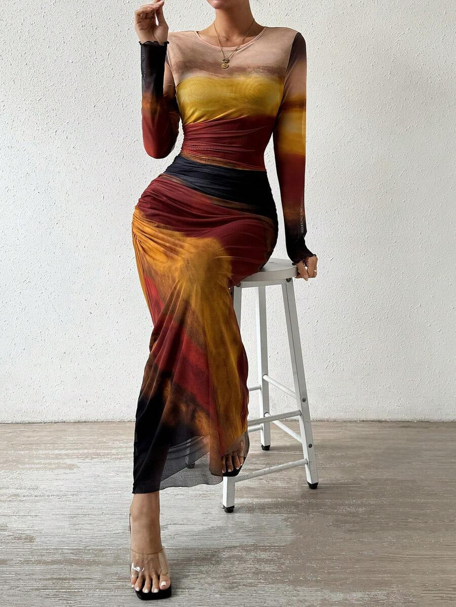 Sutton Bloom™ | Timeless Print Maxi Dress