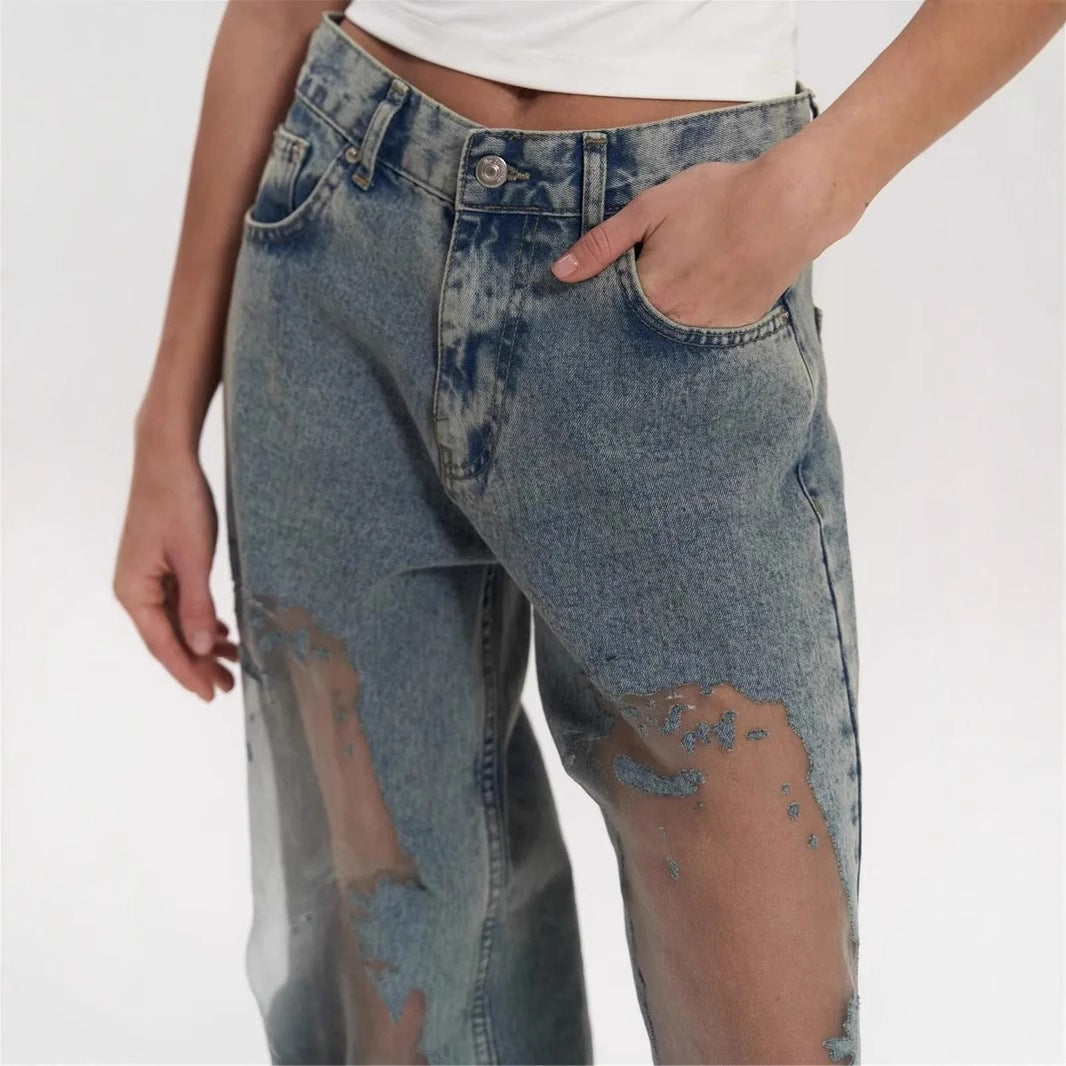 Northern Quarter™ | Washed Hollow Denim