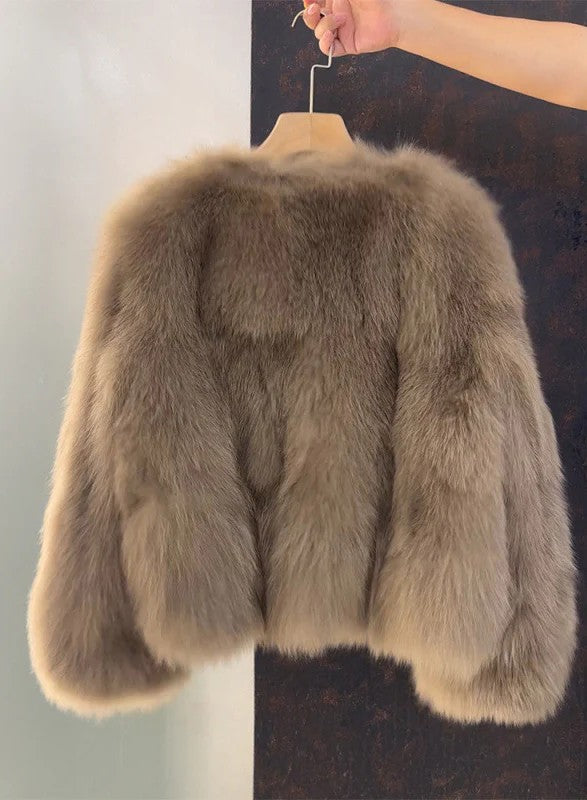 Clara Montrose™ | Luxe Fox Fur Jacket