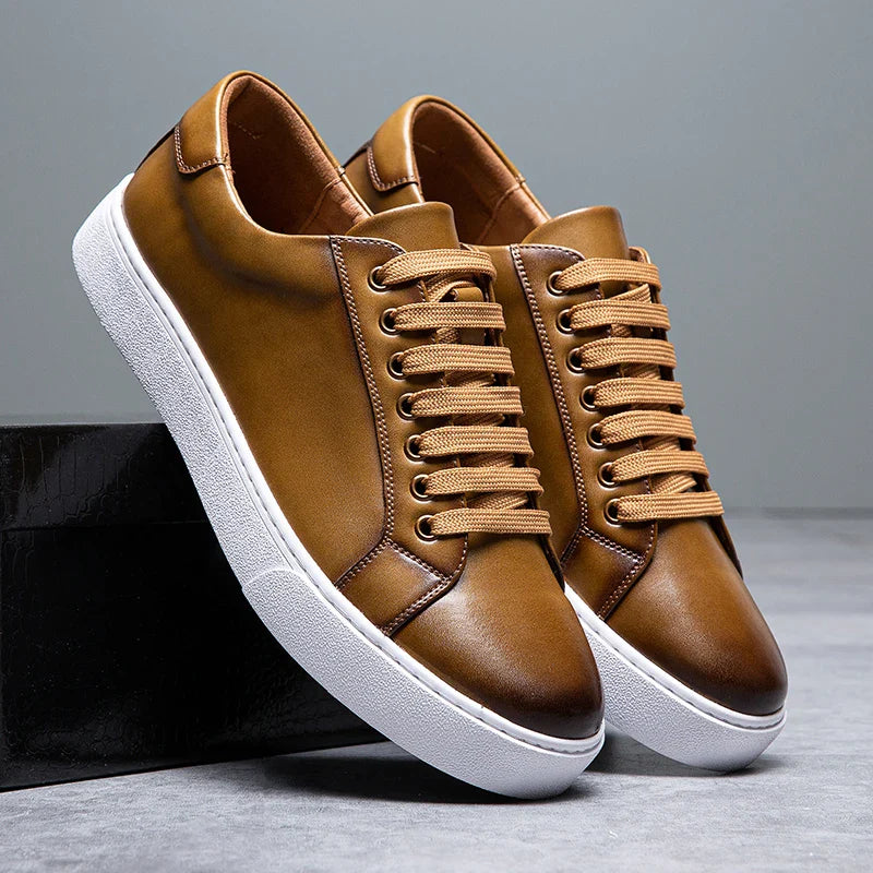London Grain™ | Genuine Leather Board Shoes