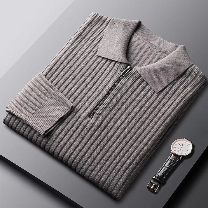 Frank Hardy™ | Quarter‑Zip Polo Sweater