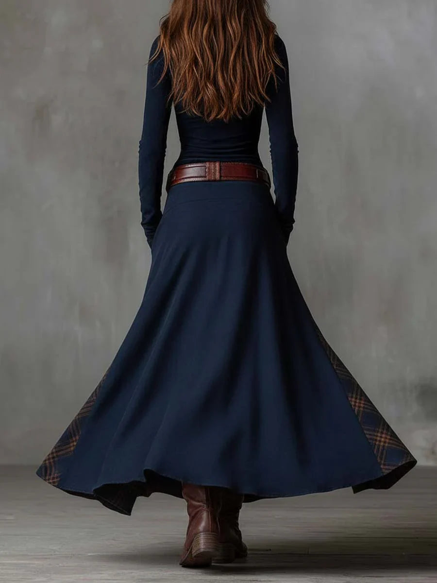 Amara Leigh™ | The Hawthorn Patchwork Dress & Belt