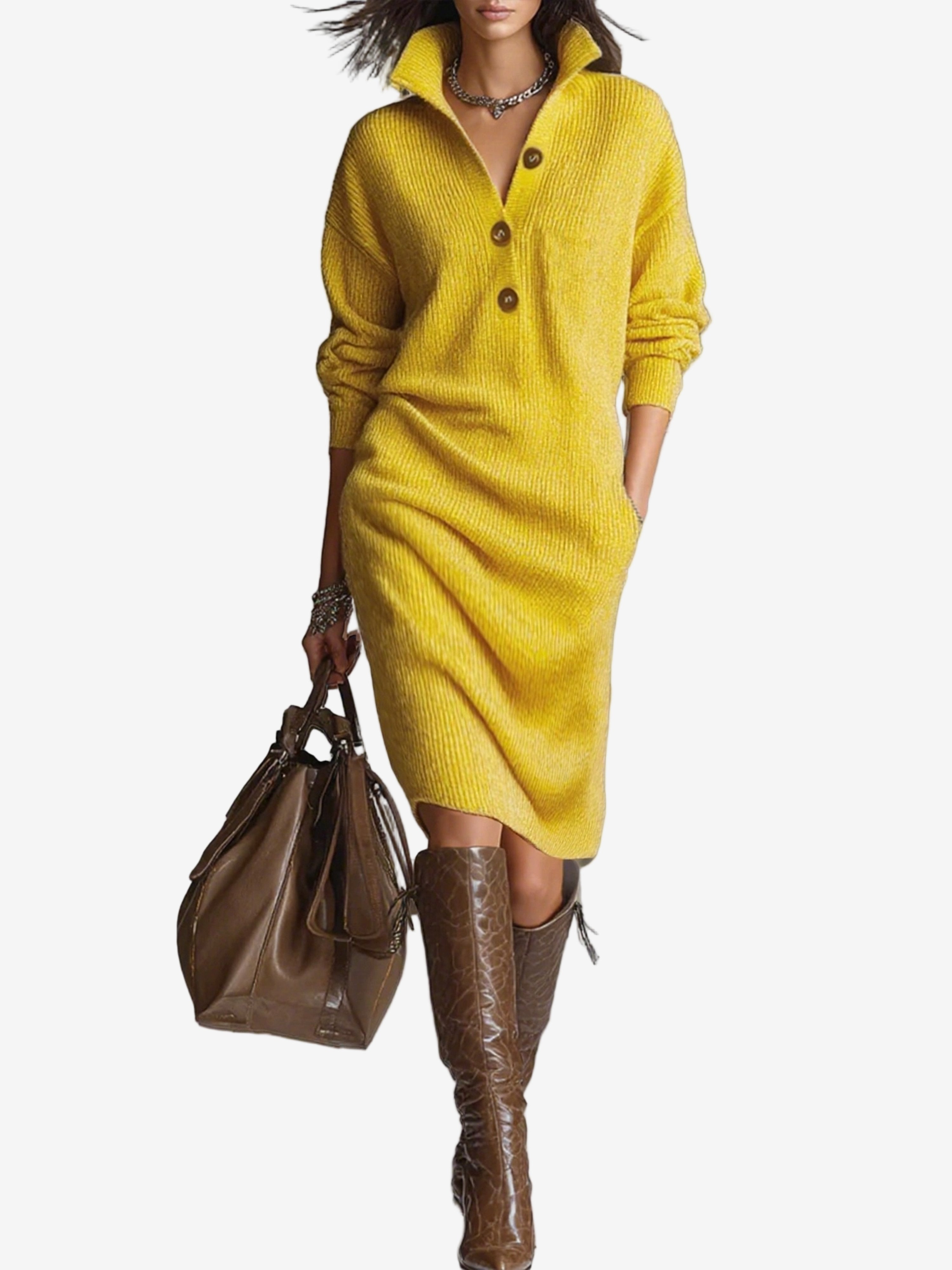 Clara Duvall™ | Cosy Elegance Dress