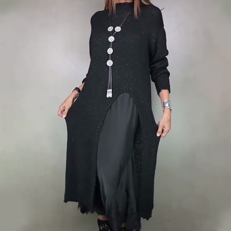 Briar Lune™ | Casual Slit & Suspender Lace Midi Set