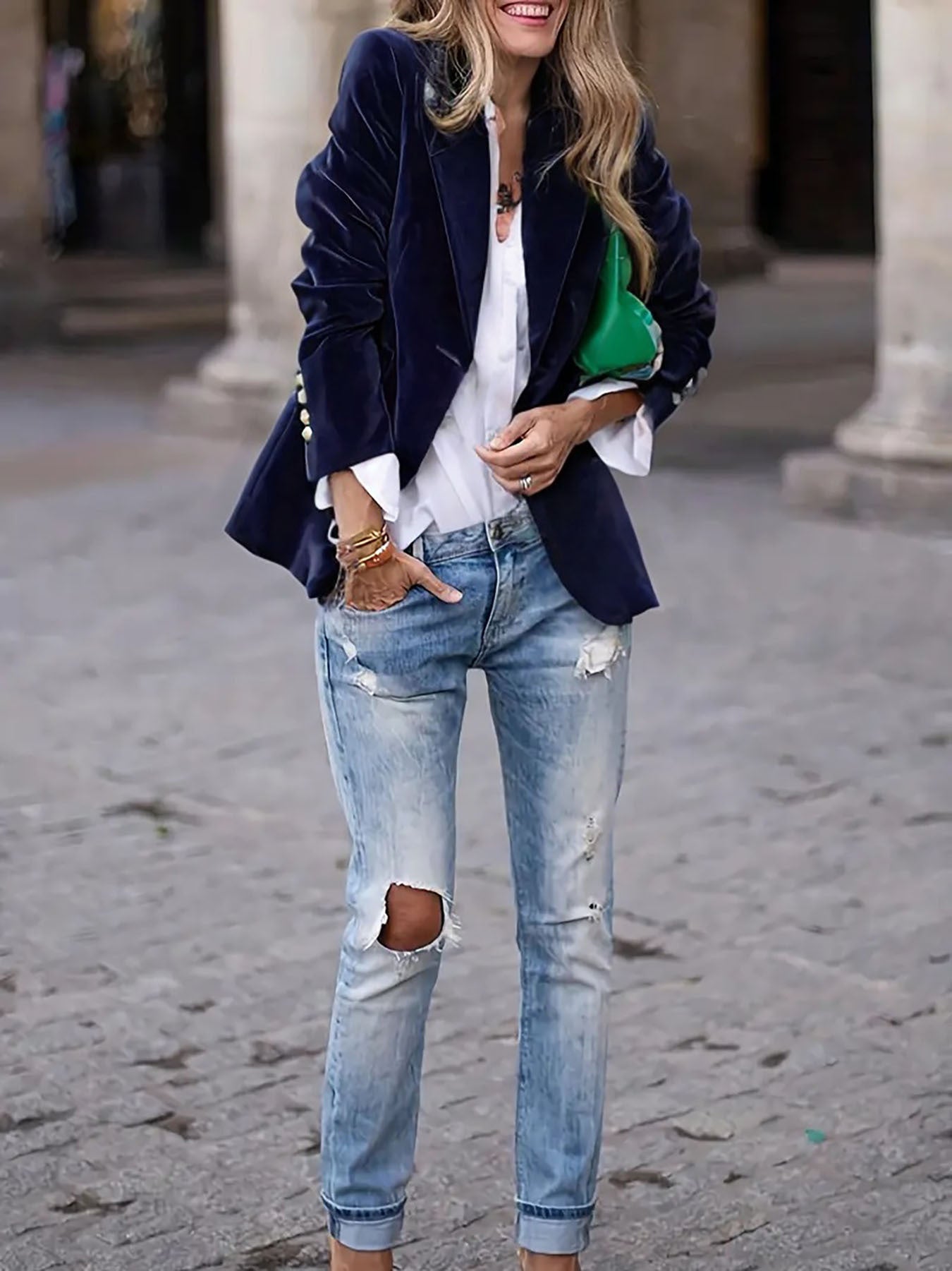Selena | Women’s Classic Button-Up Casual Blazer
