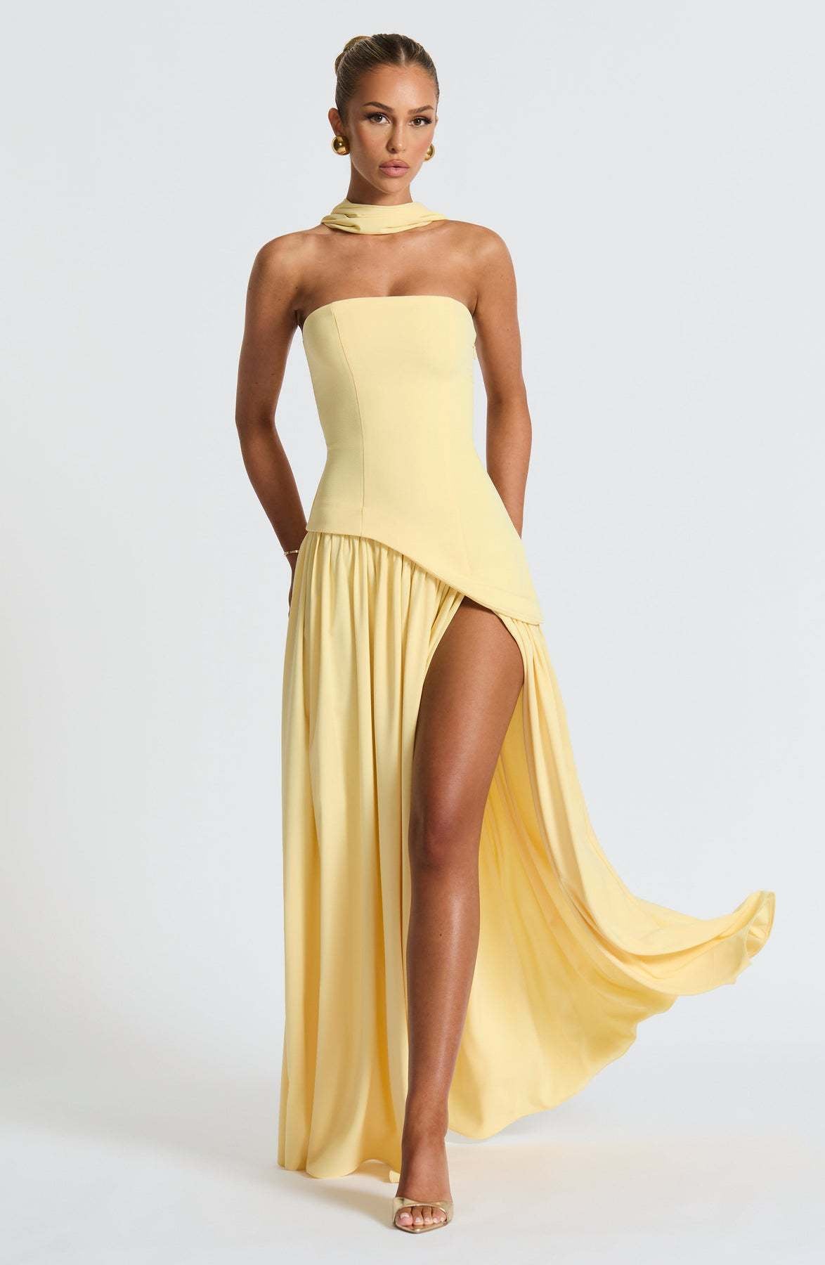 Hampton Royal™ | Lace-Up Back Evening Dress