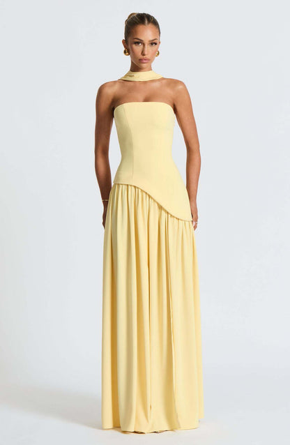 Hampton Royal™ | Lace-Up Back Evening Dress