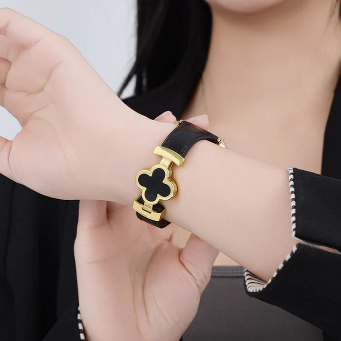 London Blossom™ | Genuine Leather Floral Strap