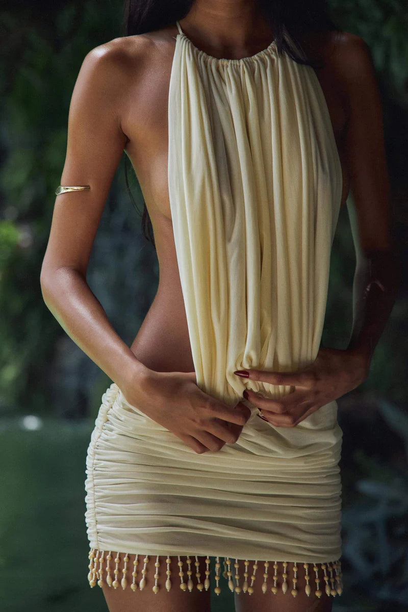 Lalapa™ | Hand-Beaded Bohemian Dress