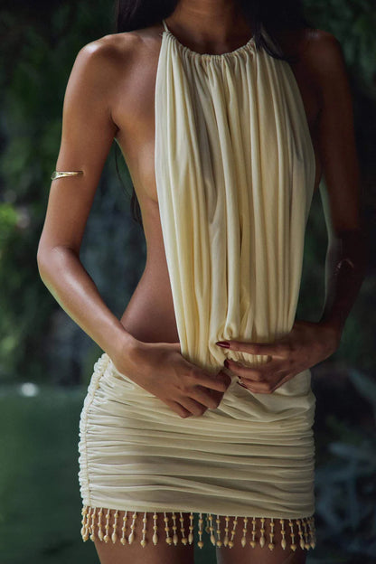 Lalapa™ | Hand-Beaded Bohemian Dress