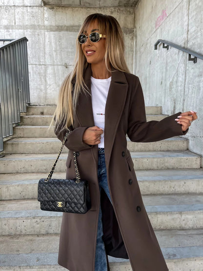 Addison | Women’s Classic Long Sleeve Trench Coat