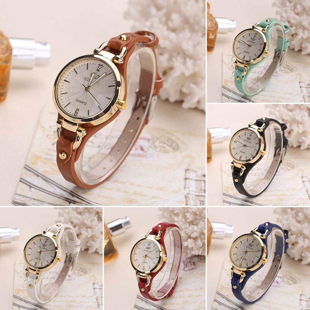 Rinnandy™ | Gold‑Plated Minimalist Timepiece