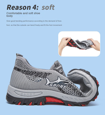 Cheviot Flex™ | Breathable Everyday Slip-Ons