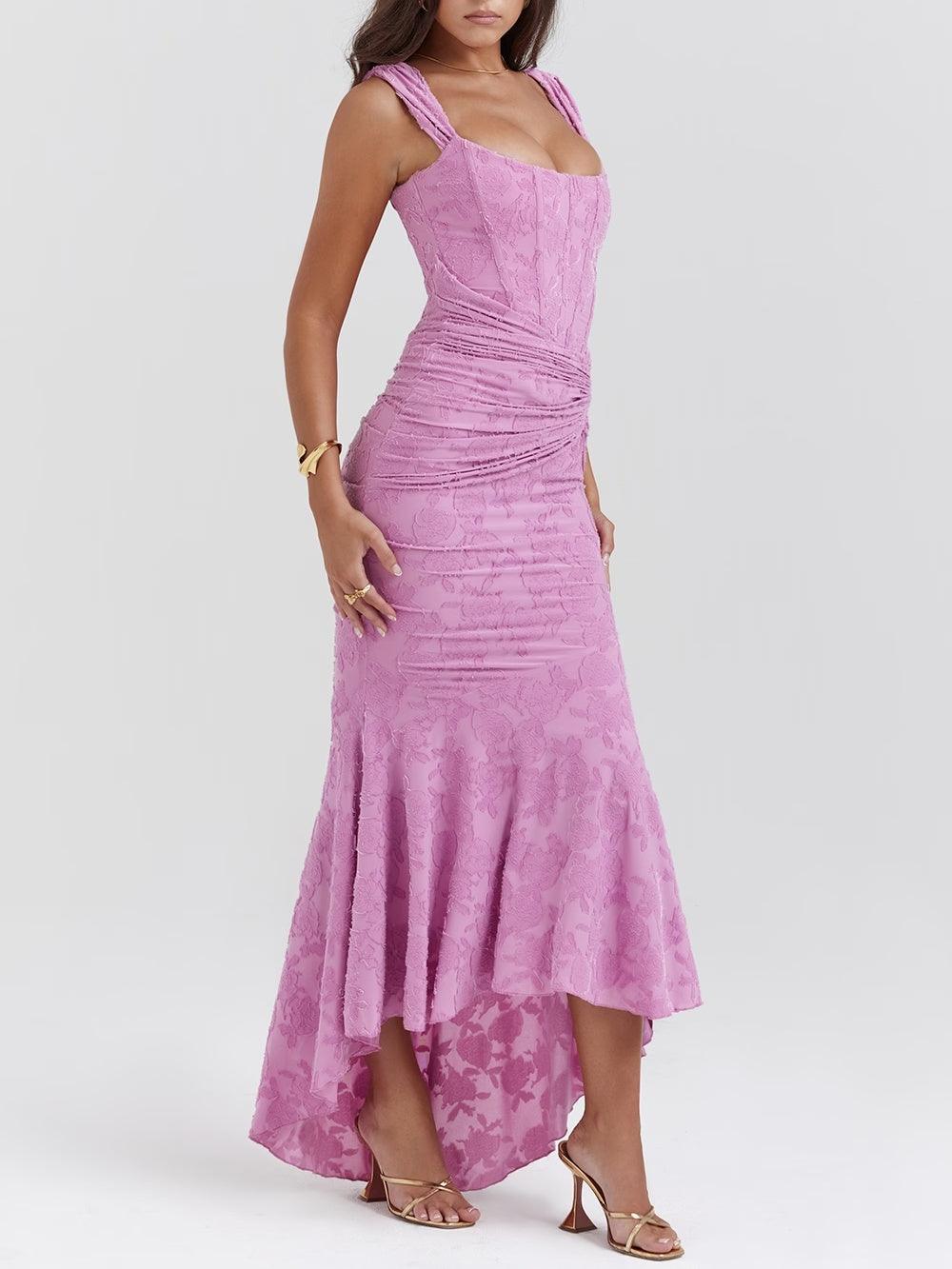 MayfairBelle™ | Corseted Floral Gown
