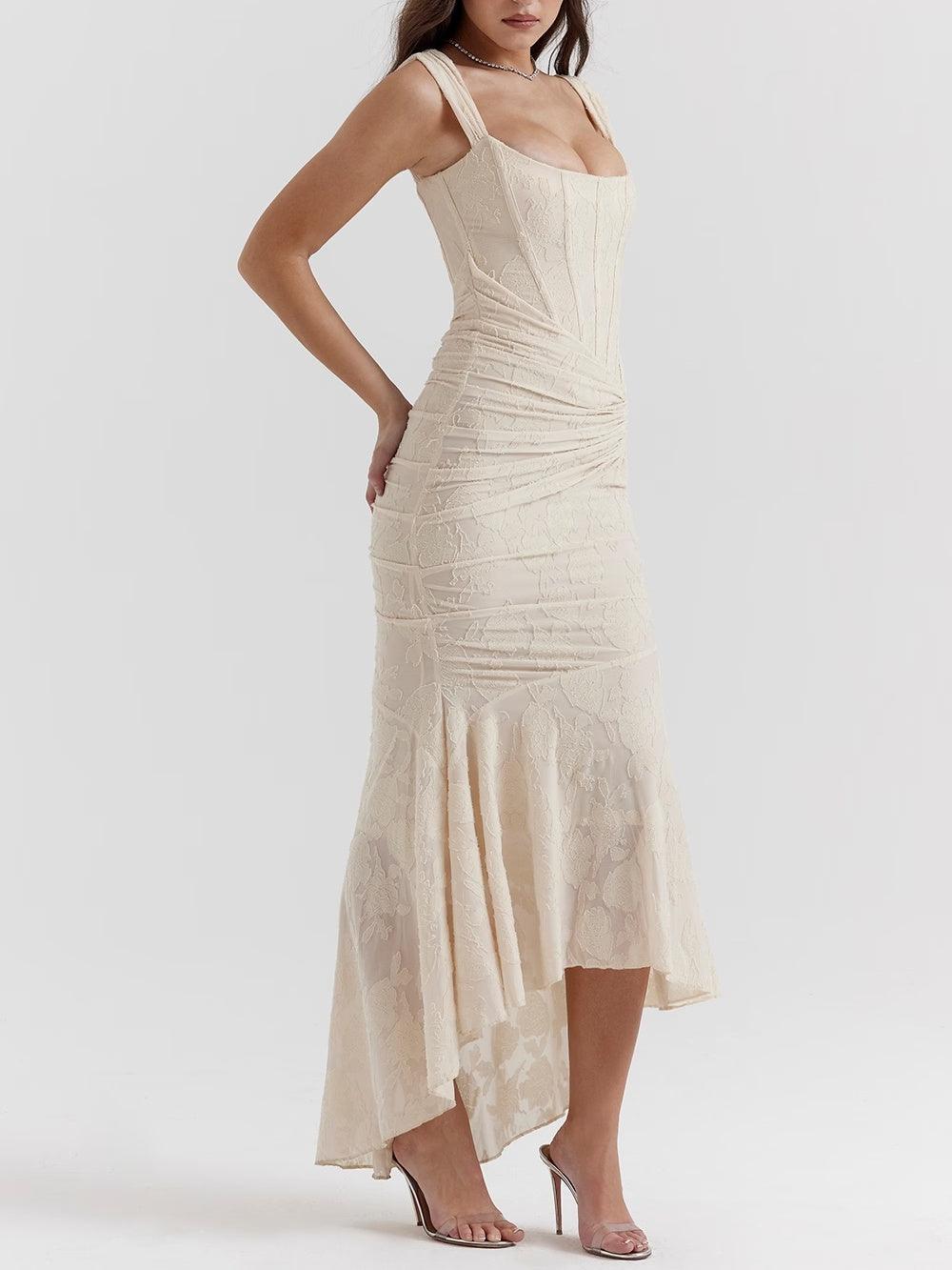 MayfairBelle™ | Corseted Floral Gown