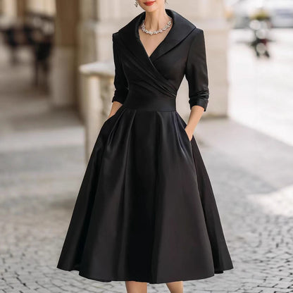 Clara Wynn™ | Lustrous Satin Midi