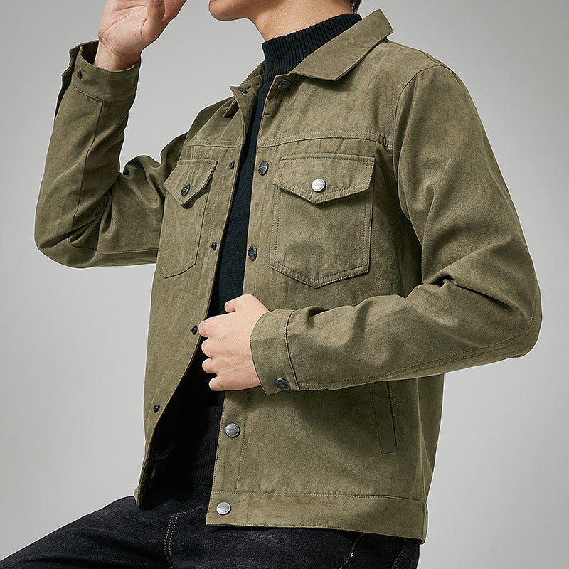 Halden Ridge™ | The Urbancrest Slim Suede Jacket
