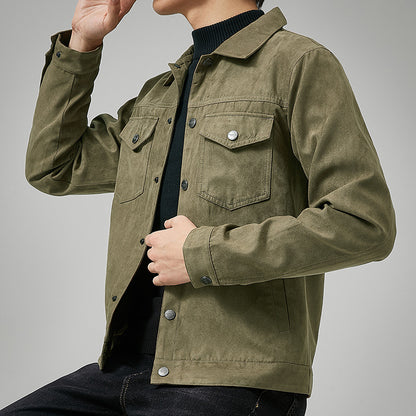 Halden Ridge™ | The Urbancrest Slim Suede Jacket