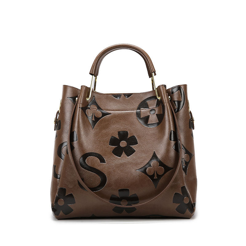 Duchess Carryall™ | Maternity-Friendly Topstitched Retro Tote