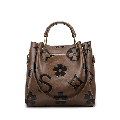 Duchess Carryall™ | Maternity-Friendly Topstitched Retro Tote