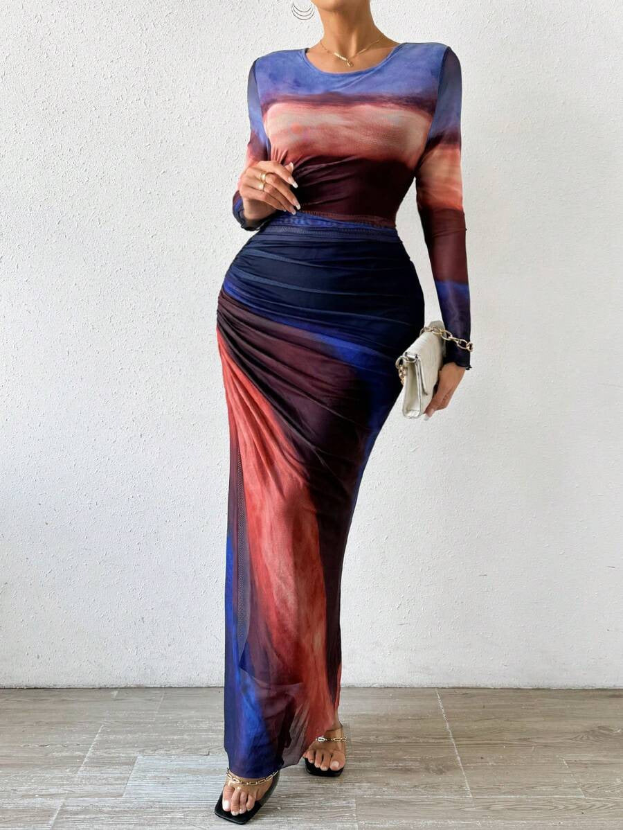 Sutton Bloom™ | Timeless Print Maxi Dress
