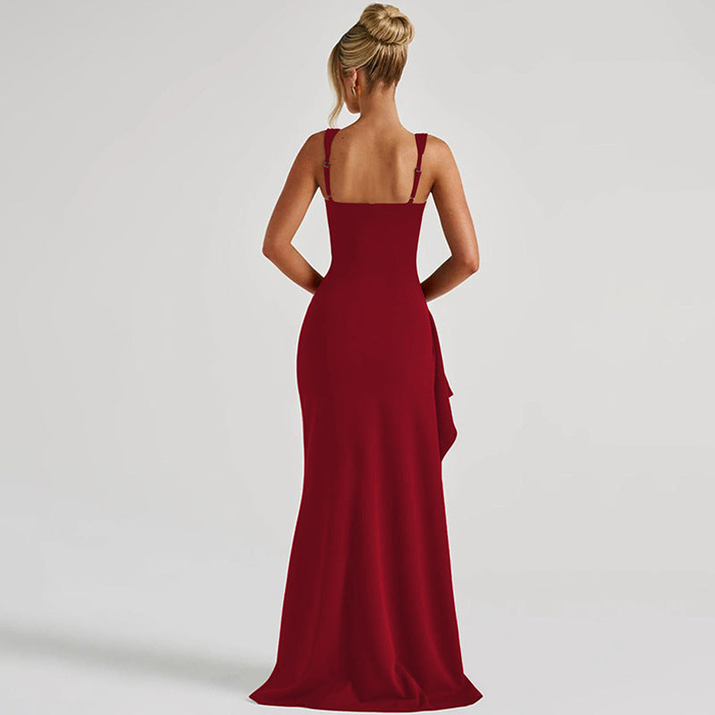 Elara Frost™ | Luxe Silhouette Slip Dress