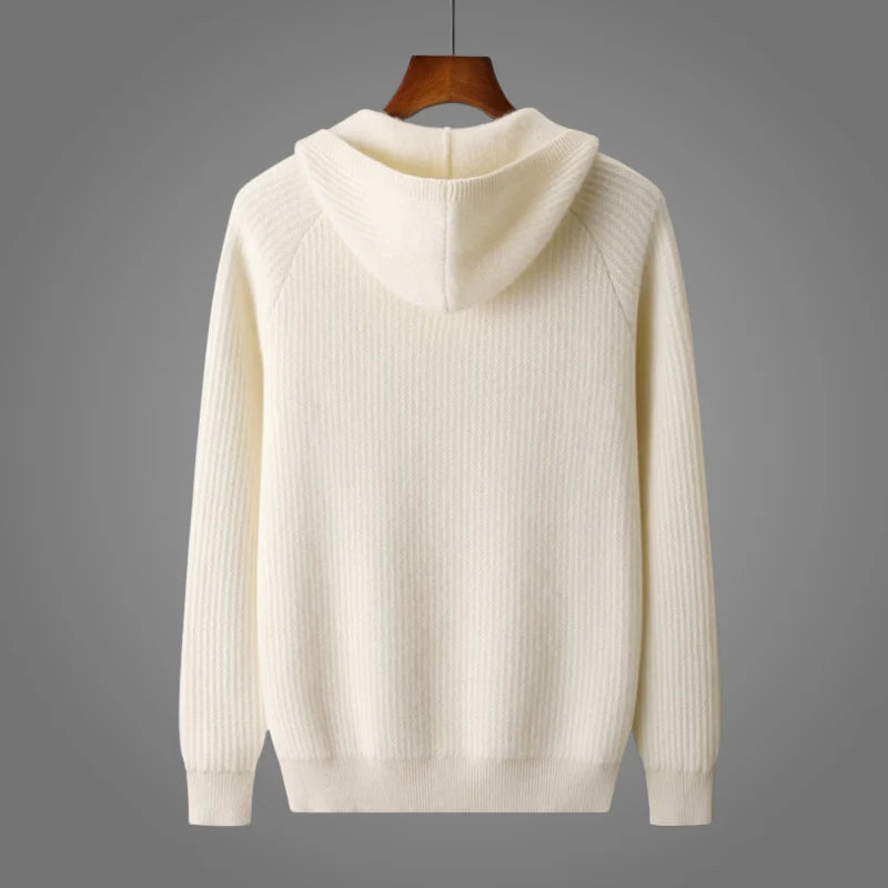 Eversfield Line™ | Refined Zip Merino Hoodie