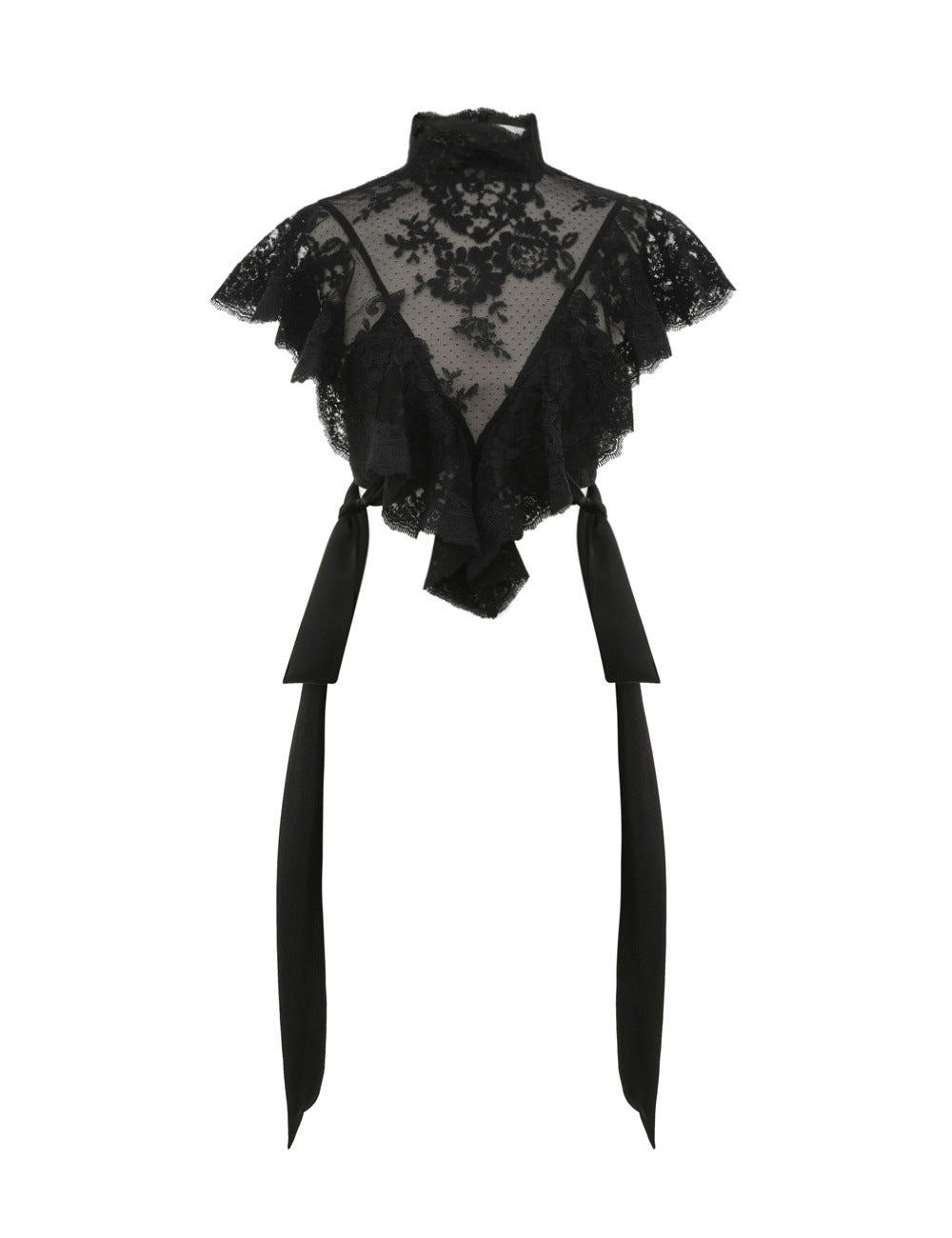 Soho Charm™ | Tie-Strap Lace Crop Set