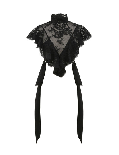 Soho Charm™ | Tie-Strap Lace Crop Set